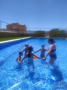 Piscina campamento de verano